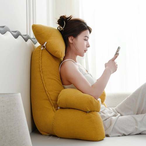 灯芯绒dxrfs-02床头垫软包护靠枕枕大靠背沙发抱枕床靠上看书护颈