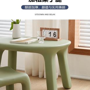 儿餐园桌椅小凳子矮985凳家用背靠椅幼塑料饭桌写字儿童桌椅组合