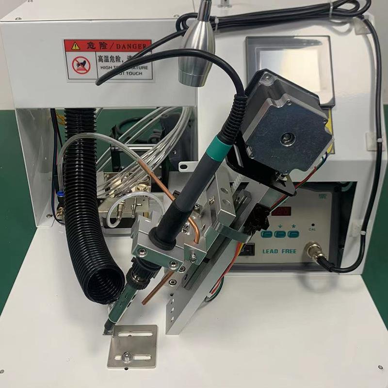 D电动斜焊航空插头焊关锡路机线PCB板LEYPB灯珠脚踏点焊接马达开D