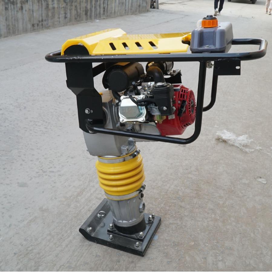 RM8土手扶式汽油845冲击夯小型沥青砾石火力夯土混0凝粘夯实平整