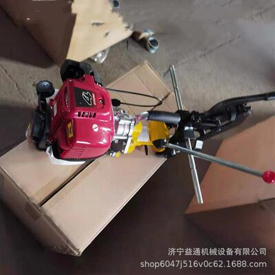 孔内燃钢轨钻机便携式轨道打孔机铁轻路重汽油打NZG-31D孔轨机