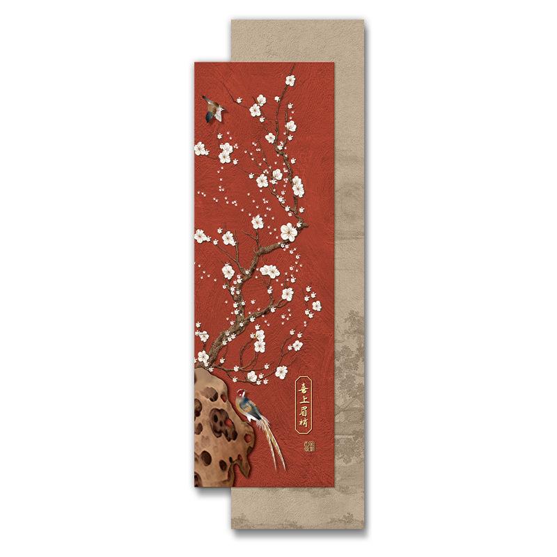 新中式户入玄关装饰NRA画喜上眉梢客厅走廊过道画挂好寓意叠加砂