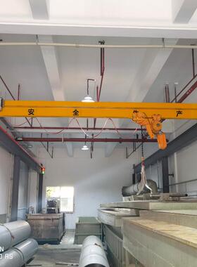 2航吨单梁JIF行车3t单梁梁吊厂单房5吨欧式悬挂行吊10T双速葫芦天