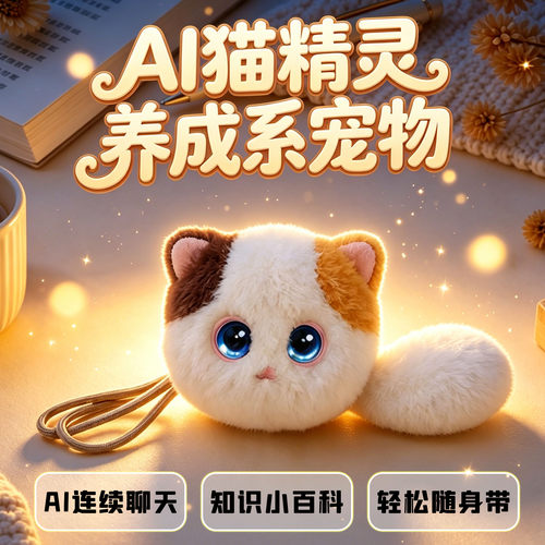 豆包ai喵精灵玩具智能机器人福仔