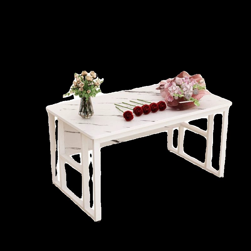 双层圆角花店包花操作台直播拍照办公桌工作台流水台花束展示桌