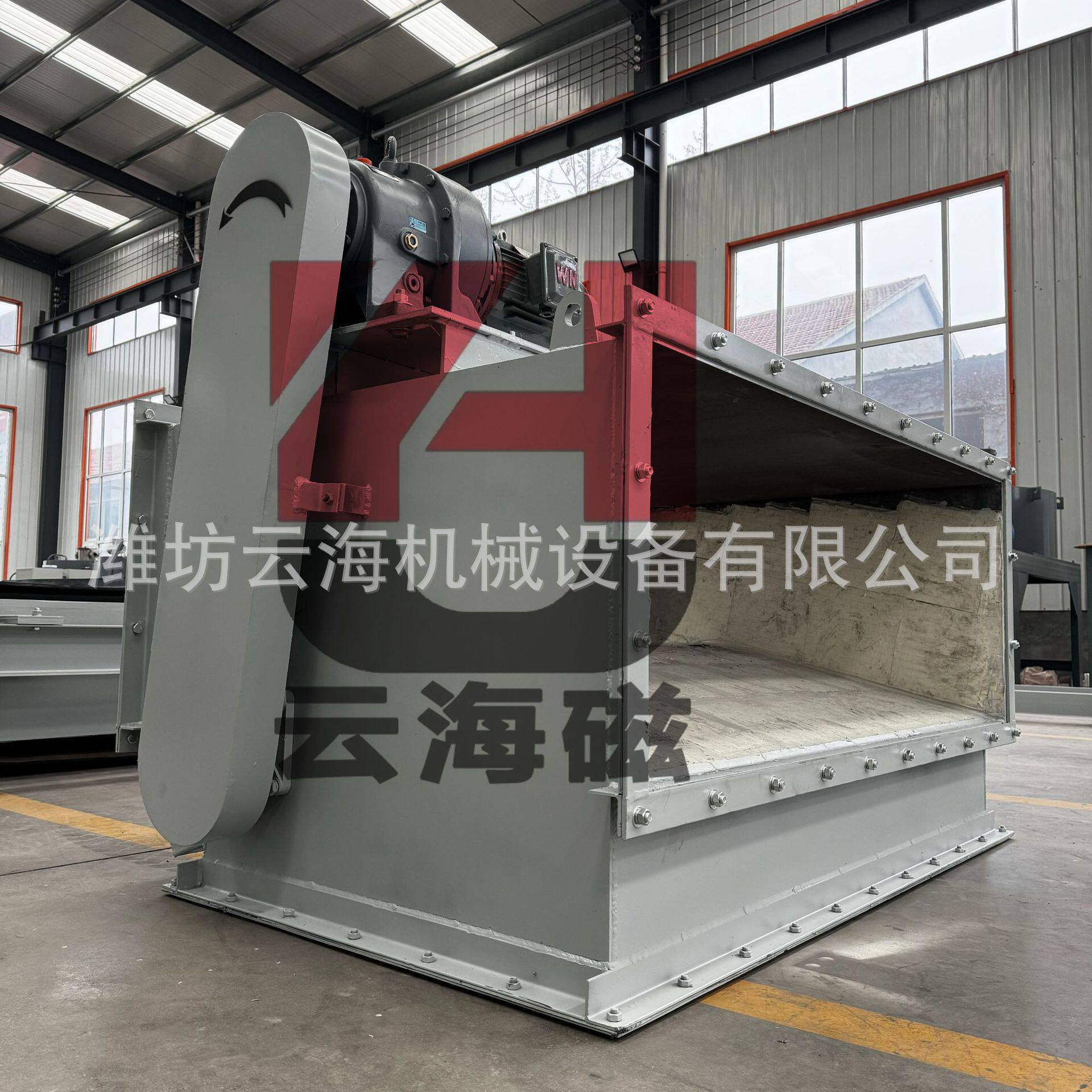 管道式永磁自动除铁器粉