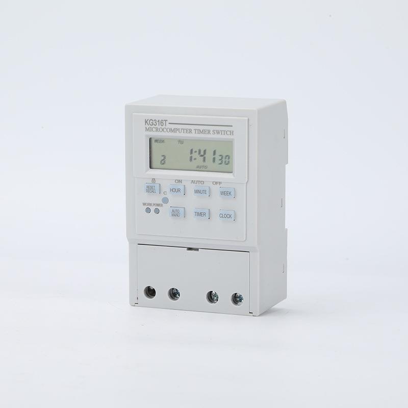 打铃仪kg316t微电脑时控开关定时器220v上下课上班定时时间控制器