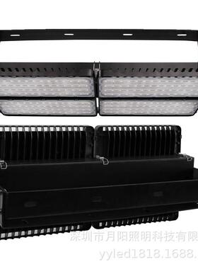 厂家直销投光灯外壳 800W400W卡扣系列LED压铸黑金刚外壳套件