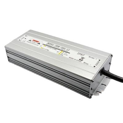 户外防水电源24V200W铝壳防尘防潮灯条灯带灯箱亮化恒压开关电源