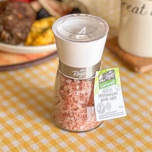 原装进口 Rogers喜马拉雅纯天然岩盐 粗粉盐食用玫瑰盐200g研磨版