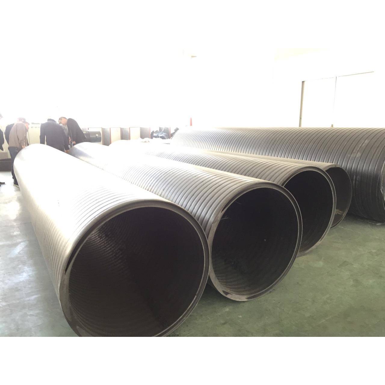 六级八级HDPE中空缠绕管200-500排水排污pe双臂缠绕承插管A型管
