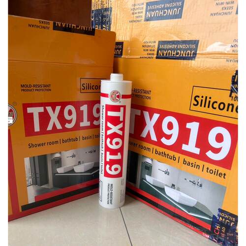 腾霄玻璃胶TX919厨卫0级环保防霉美容胶密封胶360g一支价包邮