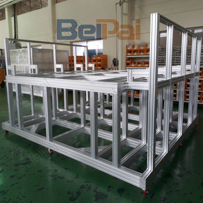 贝派铝型材欧标工业铝合金型材4040重型铝材防护罩支架围栏铝合金