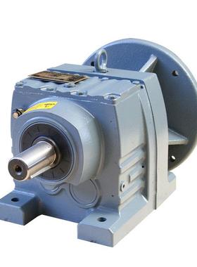 卧式斜齿面减速器 五星GR107-77.26-4KW减速机 品质放心