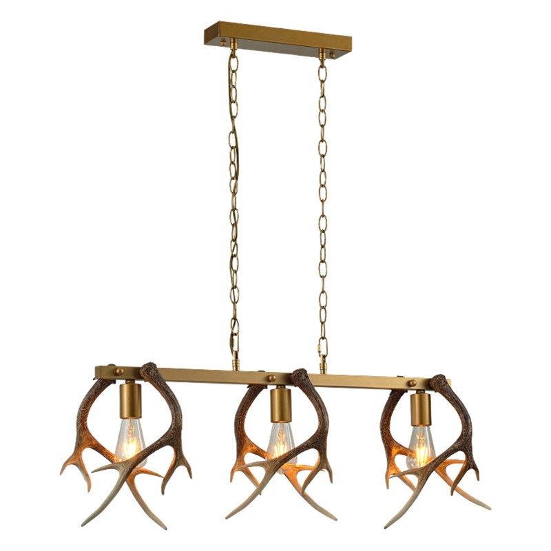 鹿角吊灯 美式复古铁艺鹿角吊灯 餐厅吧台卡座吊灯民宿小木屋吊灯,家装灯饰光源,客厅吊灯,淘宝优惠券,粉丝福利购,淘宝优惠卷