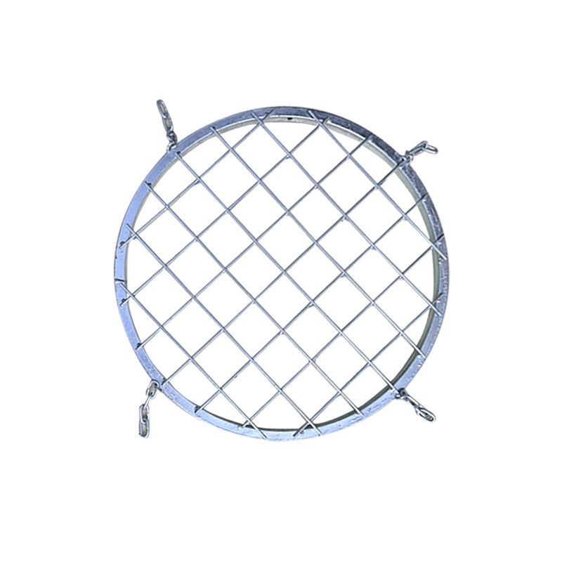现货井盖防坠网钢丝防坠网下水道铁丝圆形通信电力污水井防坠网