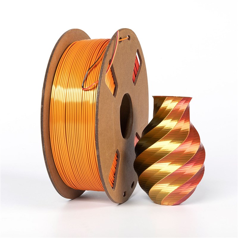 PLA丝绸三色耗材 3D打印耗材1.75mm线材1kg PLA丝绸线材厂家直销