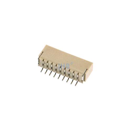 SH1.0-9P卧贴接插件1.0mm间距耐温针座1.0贴片连接器插座接口