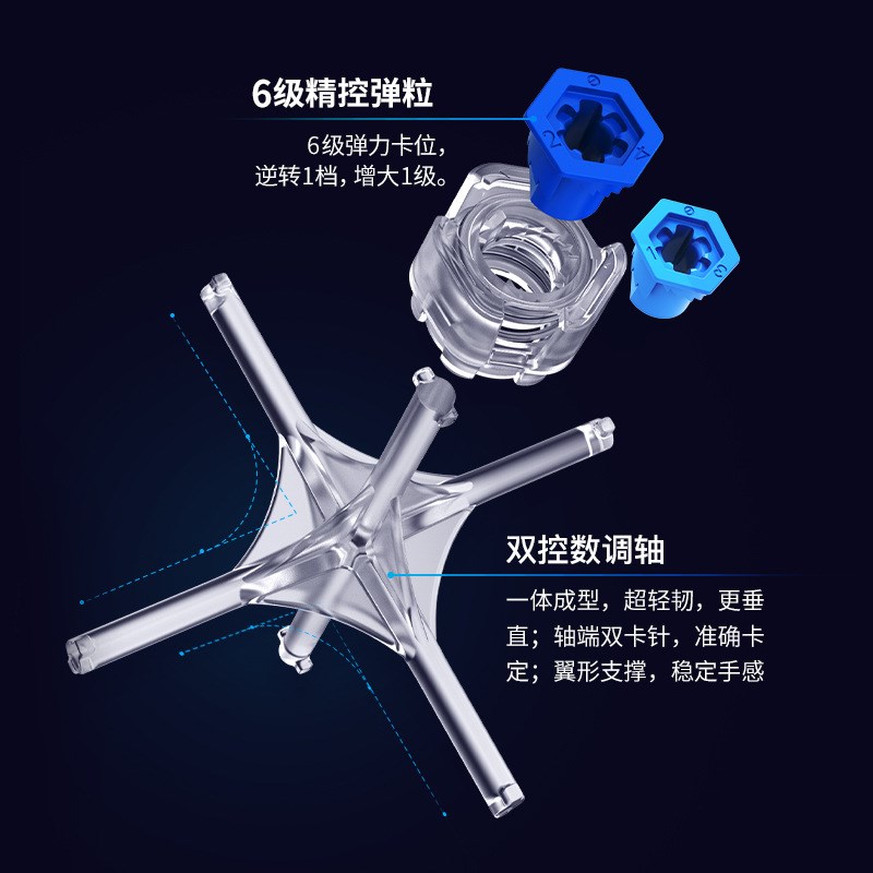 GAN356X二2代磁力三阶魔方双控数调雾面贴片手感比赛魔方