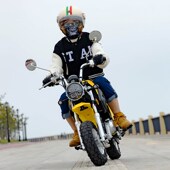 摩动青春国四电喷50CC小猴子摩托车跑车复古城市公路街车可上牌