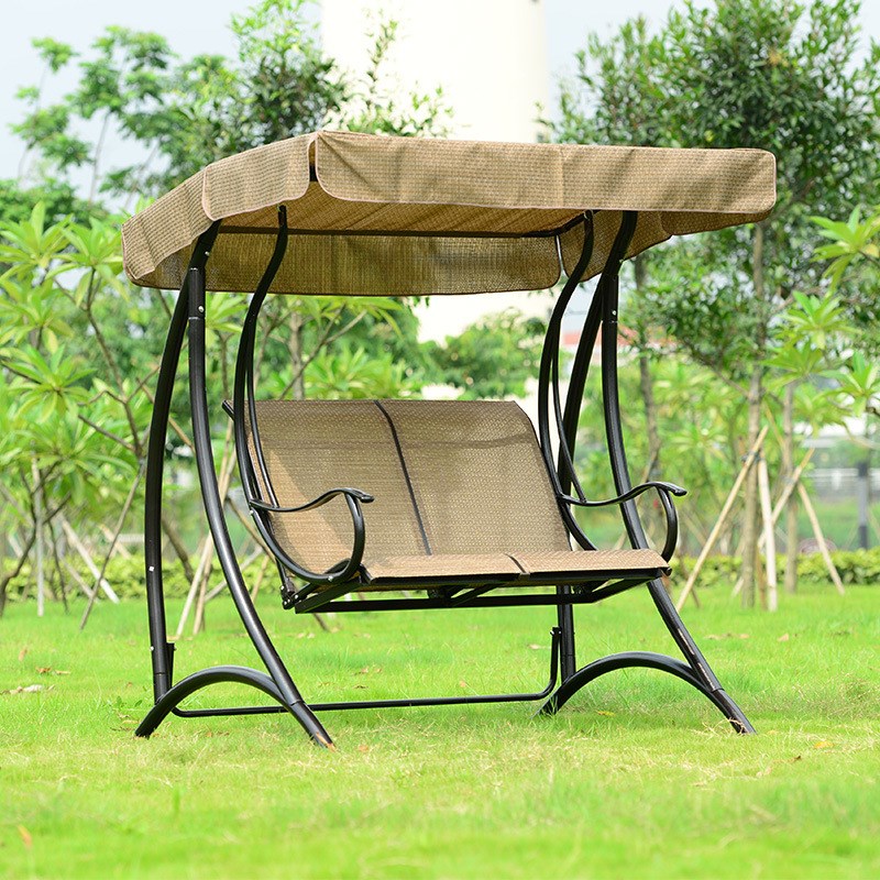户外秋千休闲吊椅室外庭院阳台室内家用摇椅摇篮铁艺双人荡秋千椅