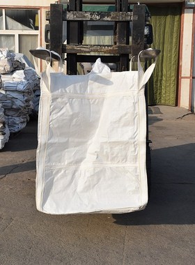 集装袋底部交叉吨包 白色黄色污泥集运太空袋 塑料编织袋PP吨袋