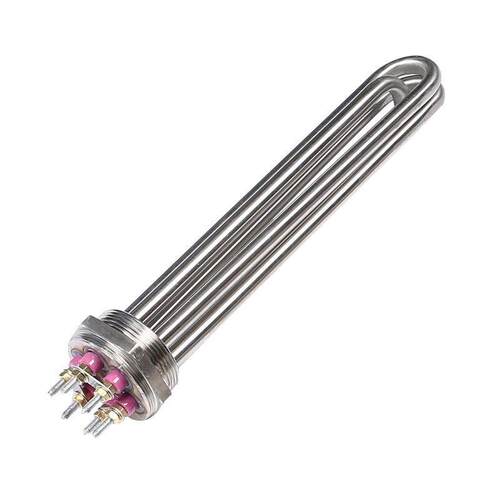 水箱加热管DN40一寸半电热管220V大功率锅炉加热棒380V6KW9KW12KW