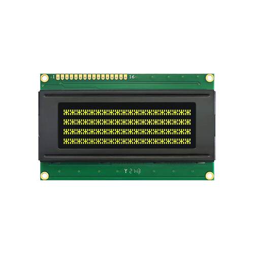 2004俄文LCM显示模块 VA黑底黄字 lcd字符点阵屏 ST7066/AIP31066