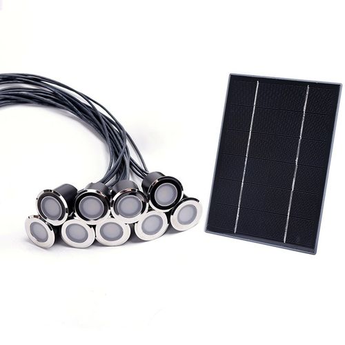 太阳能甲板灯定制RGB墙角灯户外楼梯灯步道灯嵌入式地脚灯地埋灯