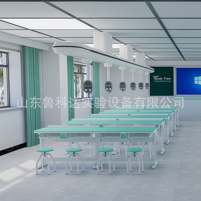 中小学生新型铝塑桌实验台初中小学科学物理生物实验室探究试验台