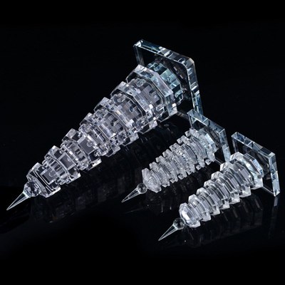 凌韵水晶文昌塔摆件学生13十三层9九层办公室书房装饰店铺家居办