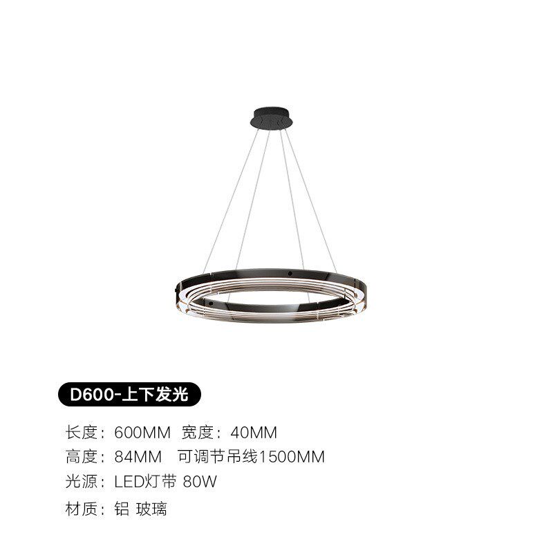 意式极简客厅吊灯新款高端设计师现代简约创意最灯饰饭厅卧室灯