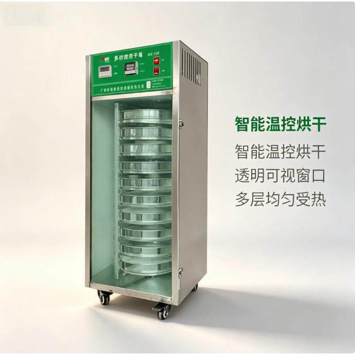 不锈钢旋转烘干机商用果蔬材丸干燥机可移动多功能烘干箱