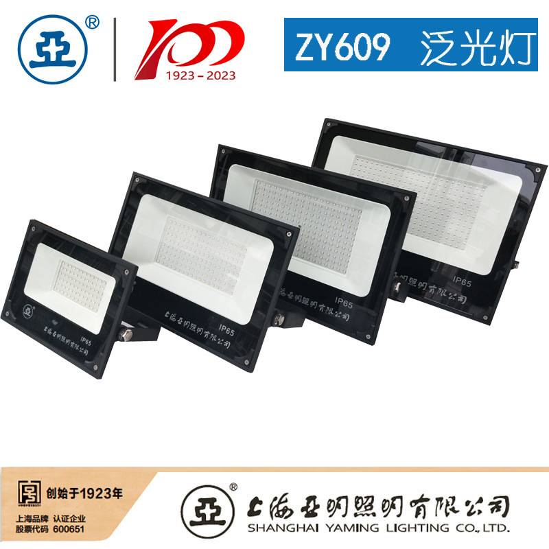 上海亚明LED投光灯ZY609-30W 50W 100W 150W 200W300W 亚牌投光灯