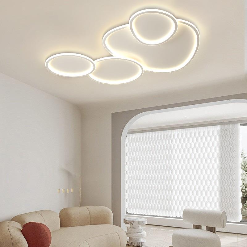 智d能客厅灯2025年款新简气约现代大莱美全屋灯具套餐鹅卵石Le吸