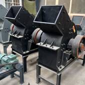 花岗VCF岩锤式 破机建筑垃圾河卵石碎粉碎机水泥块小型式 打砂锤机