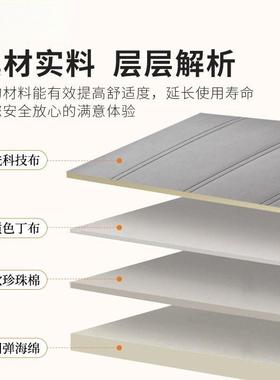 科榻FGI技布气软奢包床头靠背免洗透床头榻米可粘贴轻防污