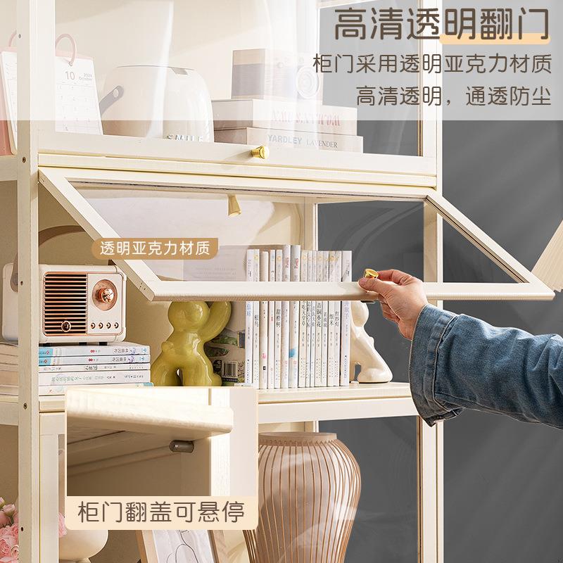 架书柜置置物架书OZC带门储物柜一体格子柜展示柜落地多层柜客厅