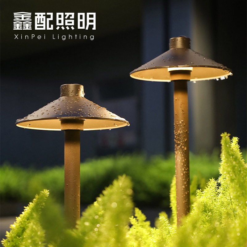 户外防水蘑菇伞形草坪灯