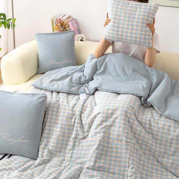 类A/抱枕被子两用二合一2头025新FS757951款车靠枕午用睡毯子车载