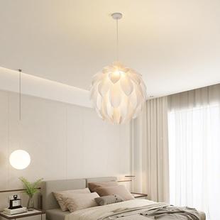 卧吊房灯主极简轻奢灯简约间书房圆吊灯设计形感现代led卧791室主