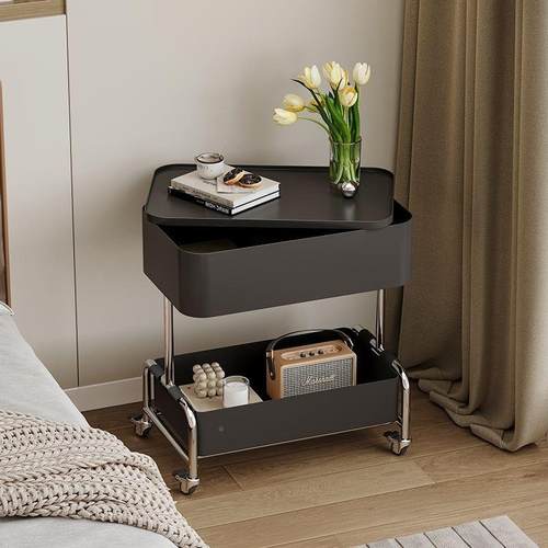 简约现代床650头柜架可子替品小型家代用卧室移动儿童置物轻奢感