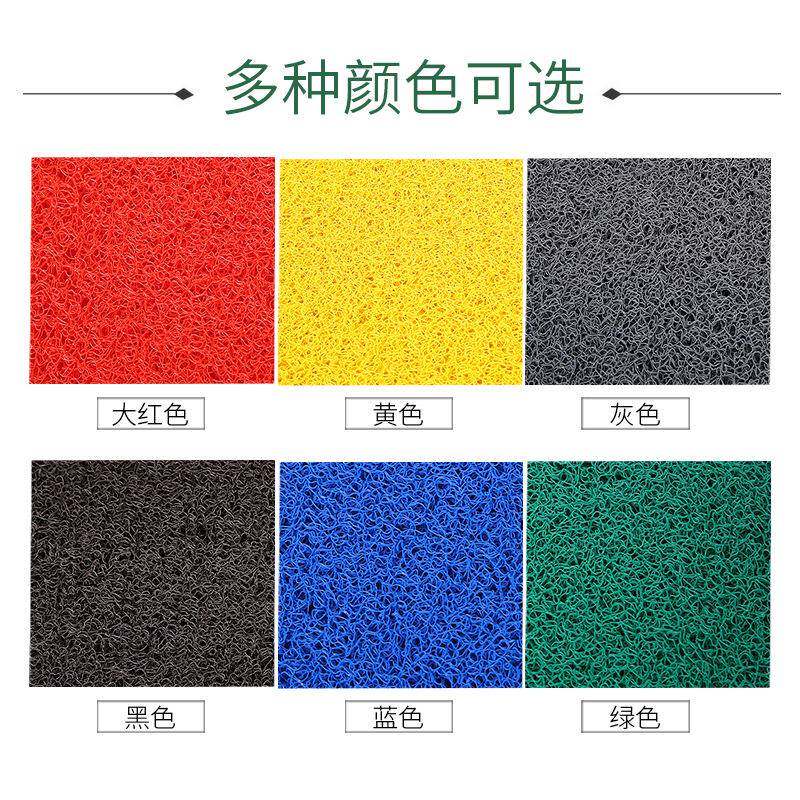 大门口进门丝圈地垫迎宾红地毯入户门厅加厚防滑防水门垫PVC脚垫