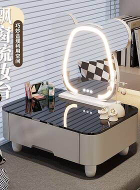 飘窗迷梳妆台收纳柜一体化妆桌ahci6h4G型专用网小户型小红榻榻米