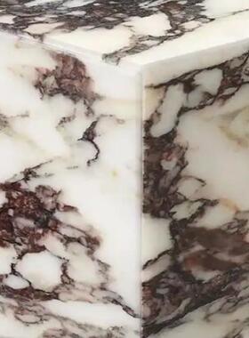 意式ATV轻奢然理石白色约花纹别天墅餐厅台面高端大奢石简现代岛