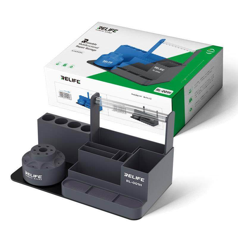 RE0LIFERL-修01H旋收纳盒手机维工具CBZ零件螺丝批转收纳架放置盒