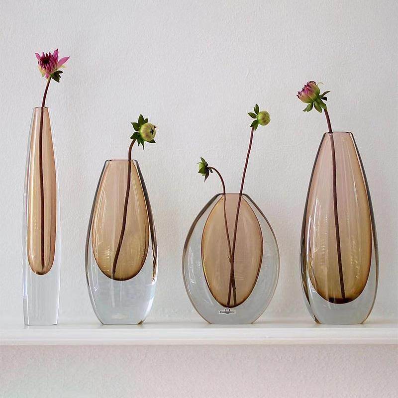 厂直销家琉璃工艺品装内饰花瓶玻璃花瓶琉璃琉室装KMQ饰品璃花瓶