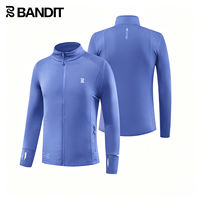 BANDIT RUNNING outdoor sports running fitness training clothing, quick-drying thin fleece stand-up collar high-elasticity men's and women's coats thumbnail 6