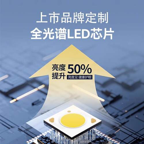 新中式古风超薄航铝全光屋谱客厅D室LE吸顶灯胡桃木书87577房卧全