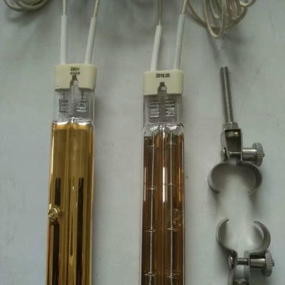 生箔素机烘箱IR红远外线半镀金双孔卤加热管钨HJZ用丝电加热管